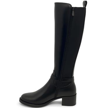 SUSST WOMENS ZIP HIGH LEG BOOT - BLACK